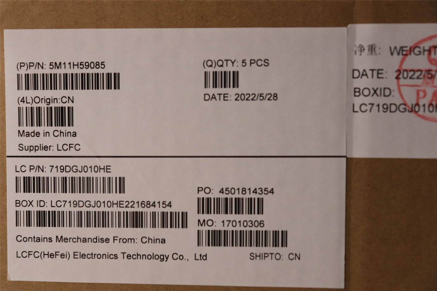 Lenovo ThinkPad E14 4 Palmrest Touchpad Cover Keyboard US Europe 5M11H59085