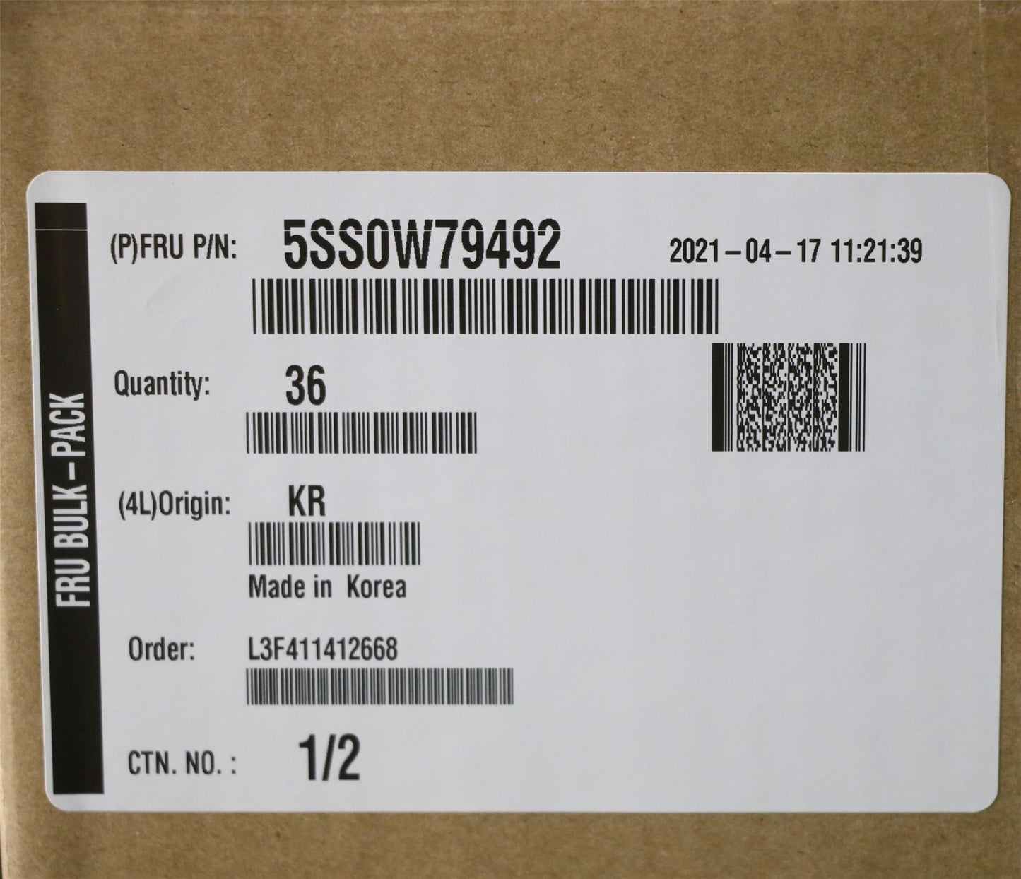 Lenovo ThinkStation T14 Gen 3 PX P7 Intel P620 Solid State Drive SSD 5SS0V26470