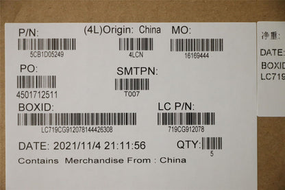 Lenovo Upper Case ASM_POR L82JDSGw/RGBWRF 5CB1D05249
