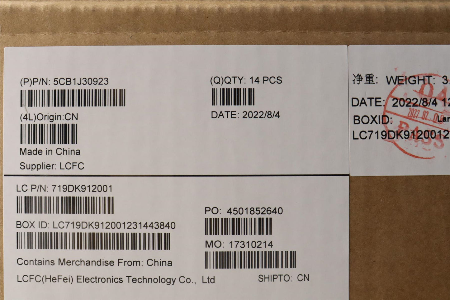 Lenovo Lower Case L82U9 SG 5CB1J30923