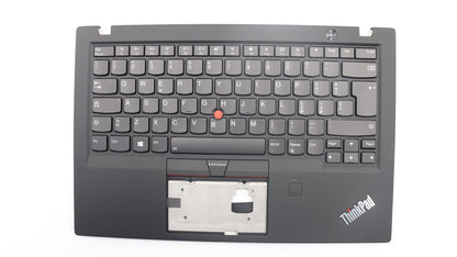 Lenovo Carbon X1 5th Keyboard Palmrest Top Cover Italian Black 01LX519