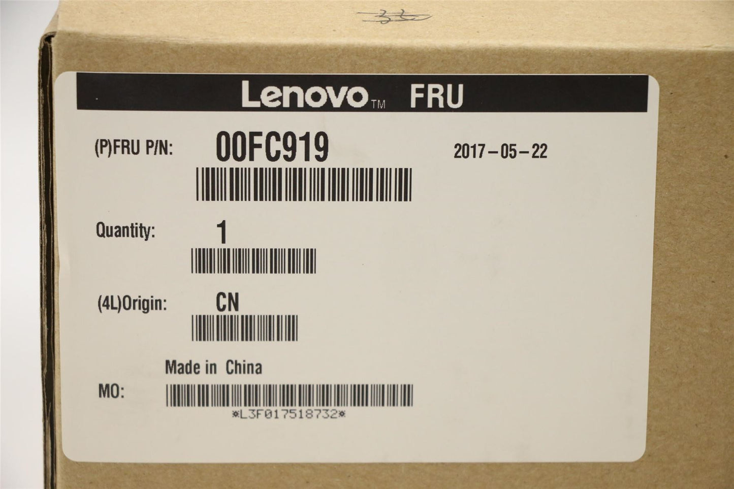 Lenovo 00FC919 OPT_DRIVE Blu-Ray Burner Drive ASM