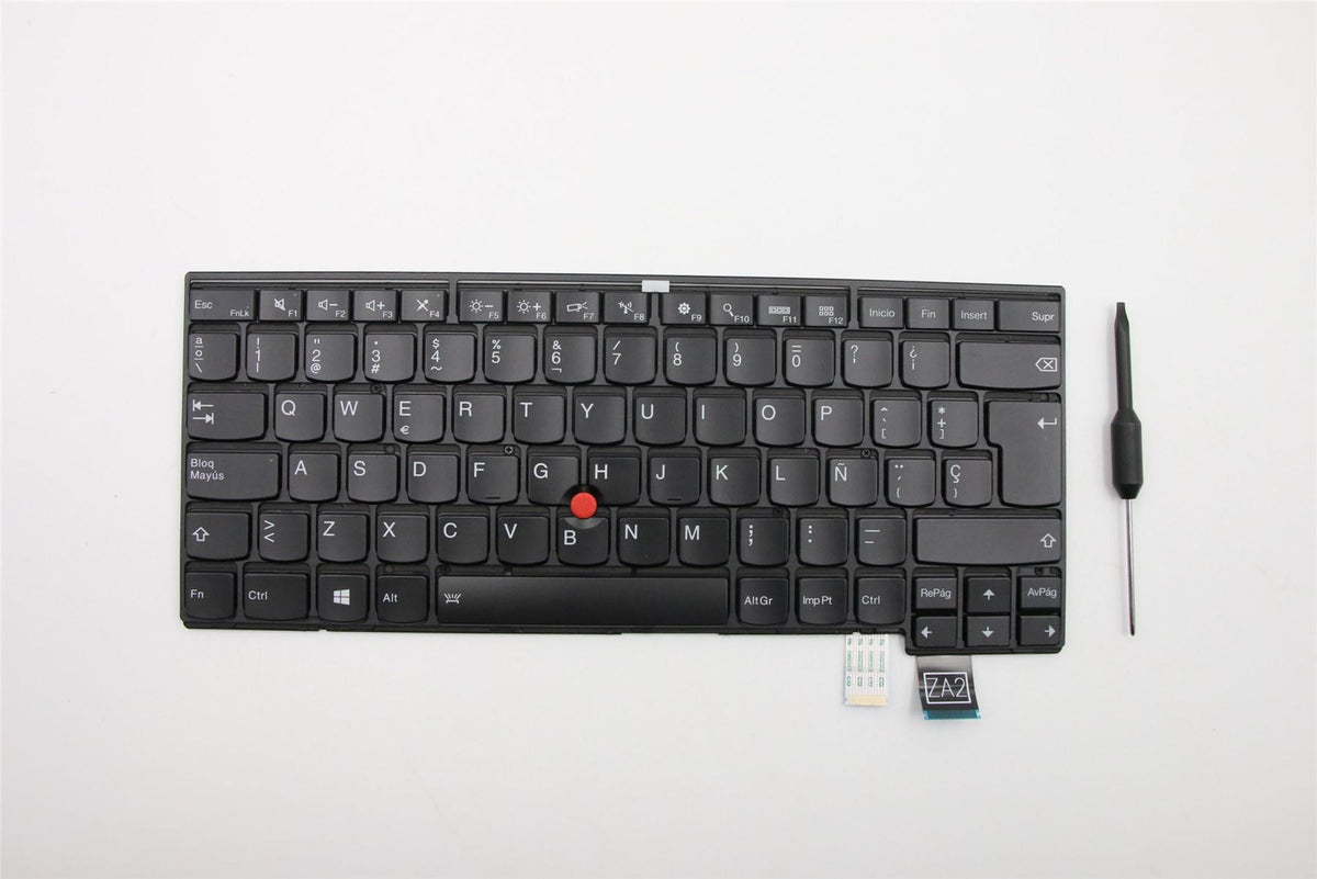 Genuine Lenovo ThinkPad T460p Keyboard Spanish Black 00UR405