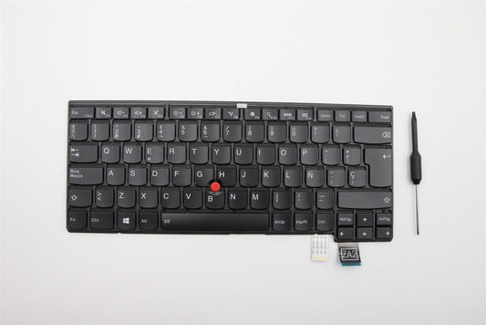 Genuine Lenovo ThinkPad T460p Keyboard Spanish Black 00UR405