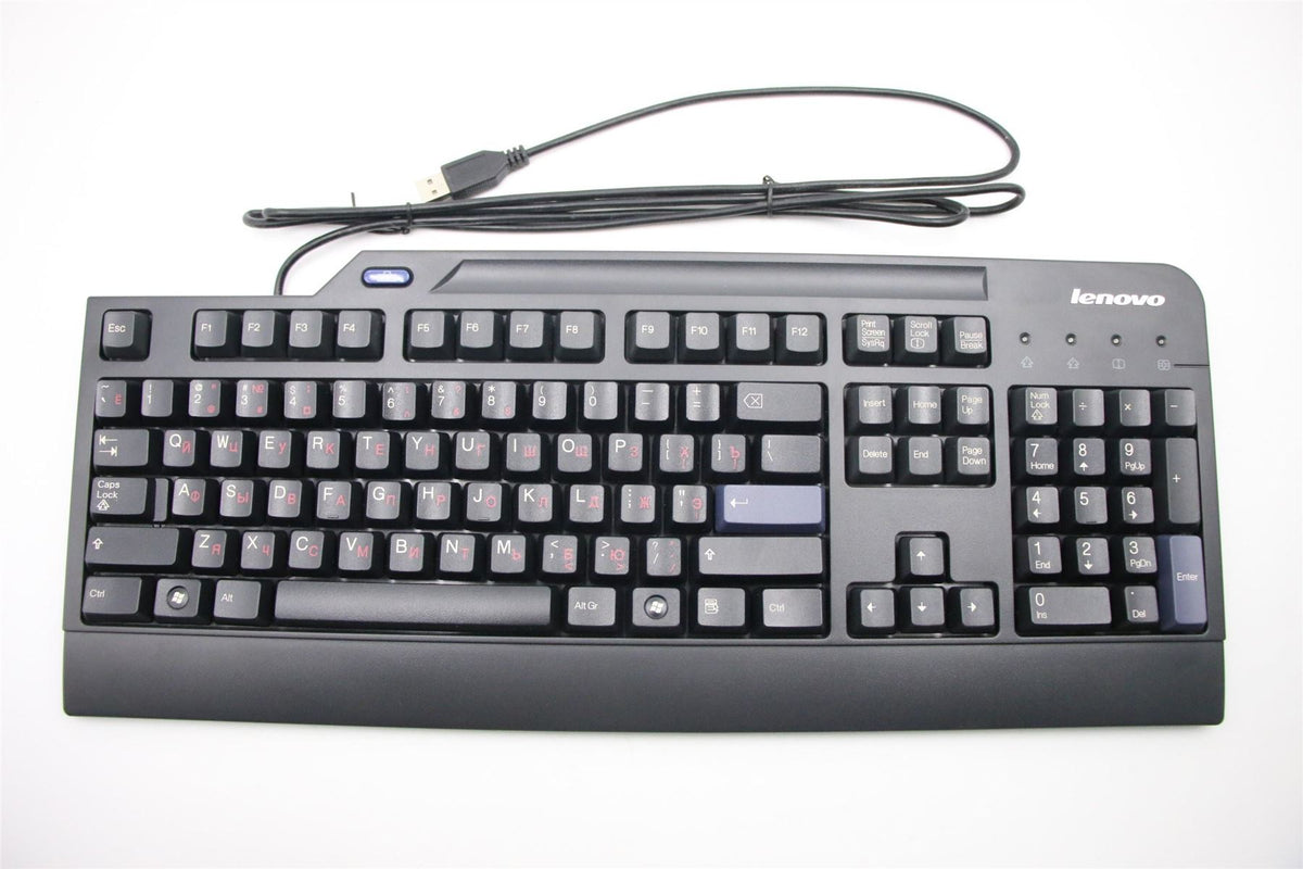 Lenovo USB SmartCard Russian/Cy US English Keyboard 03X8129