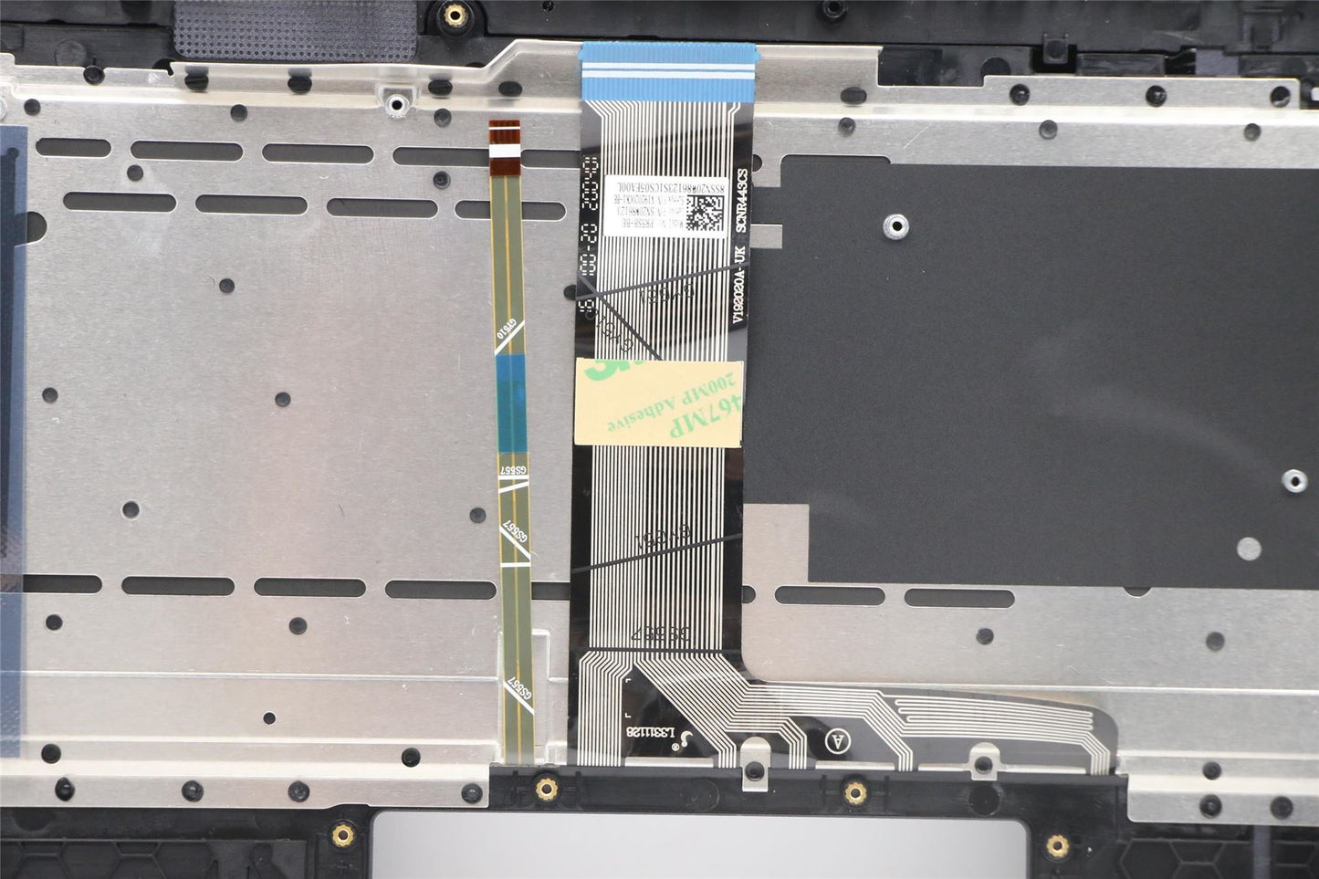 Lenovo IdeaPad 7 15IMH05 Keyboard Palmrest Top Cover Belgian Grey 5CB0Z28175