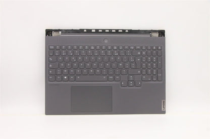 Lenovo Legion 7-16ACHg6 Palmrest Cover Touchpad Keyboard French Grey 5CB1C17311
