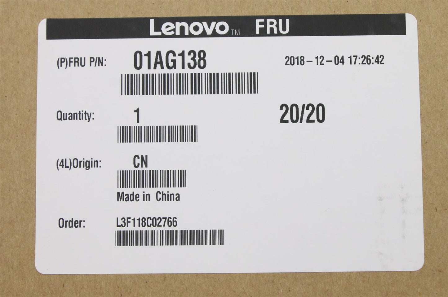 Lenovo SP AMD Ryzen 5 1400 3.2G/4C/8M/AM4/65W 01AG138