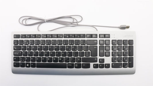 Lenovo External,USB,Canadian French English,Silver Keyboard 00XH992