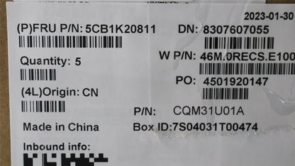 Lenovo COVER Upper Case ASM_CZE/SLK W82XX AG BL 5CB1K20811