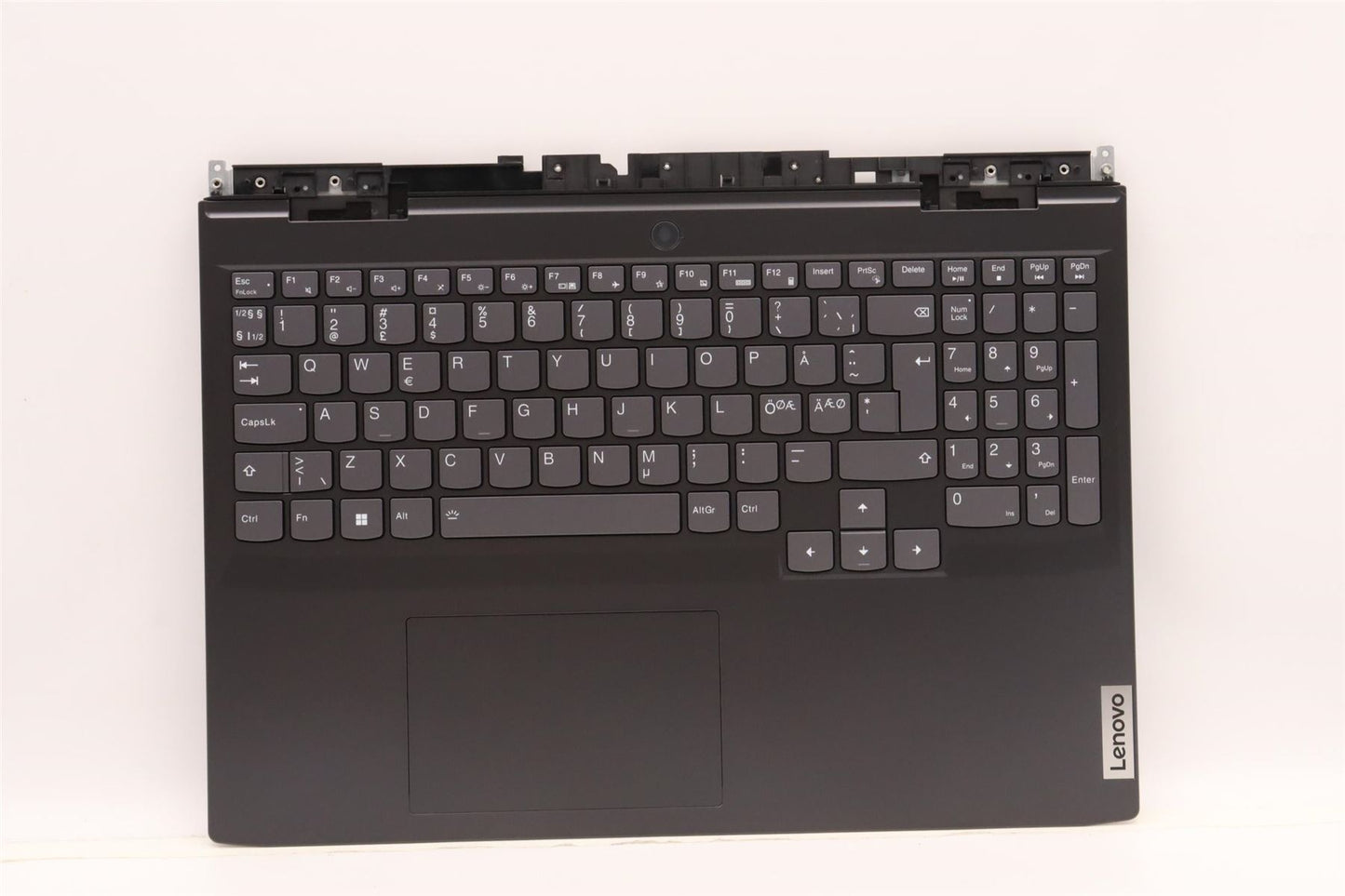 Lenovo IdeaPad 3 16ARH7 Palmrest Cover Touchpad Keyboard Nordic Black 5CB1J38480