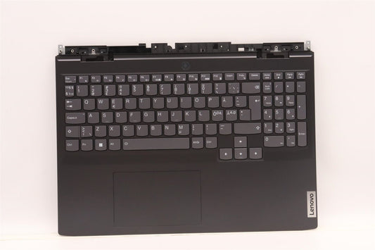 Lenovo IdeaPad 3 16ARH7 Palmrest Cover Touchpad Keyboard Nordic Black 5CB1J38480