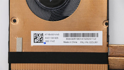Lenovo ThinkPad E495 E595 Thermal Heatsink Cooling Fan 02DL862