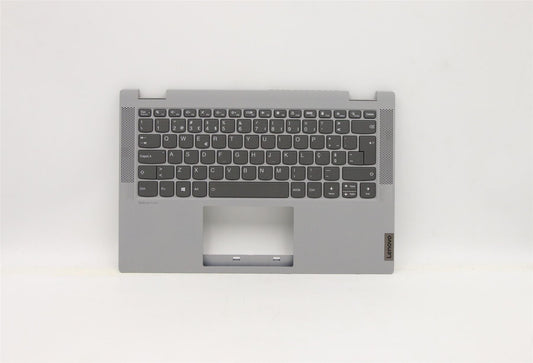 Lenovo Flex 5-14ITL05 Keyboard Palmrest Top Cover Portuguese Grey 5CB0Y85307