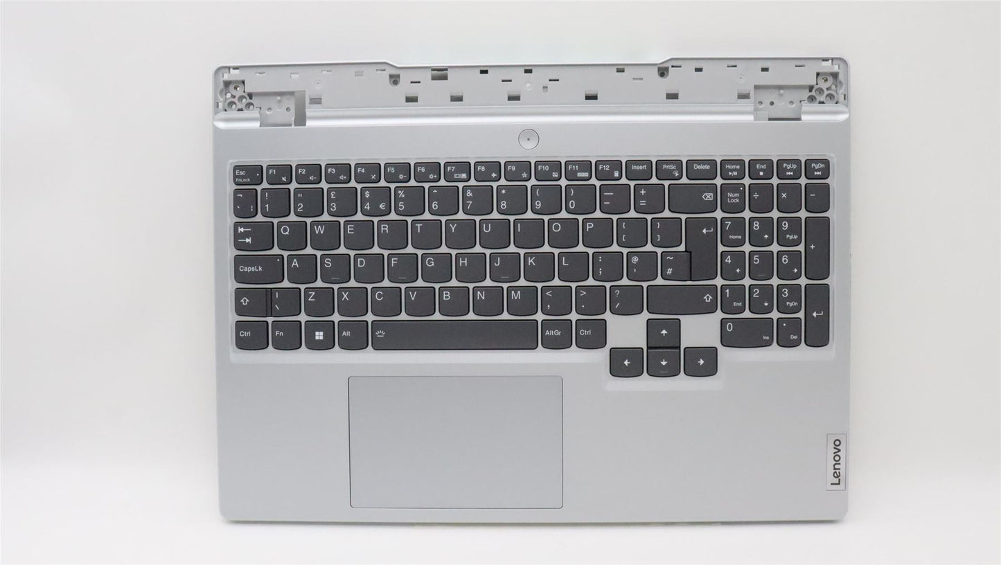 Lenovo 5 15IAH7 Palmrest Cover Touchpad Keyboard UK Cloud Grey 5CB1H22882