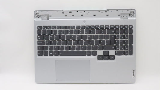 Lenovo 5 15IAH7 Palmrest Cover Touchpad Keyboard UK Cloud Grey 5CB1H22882