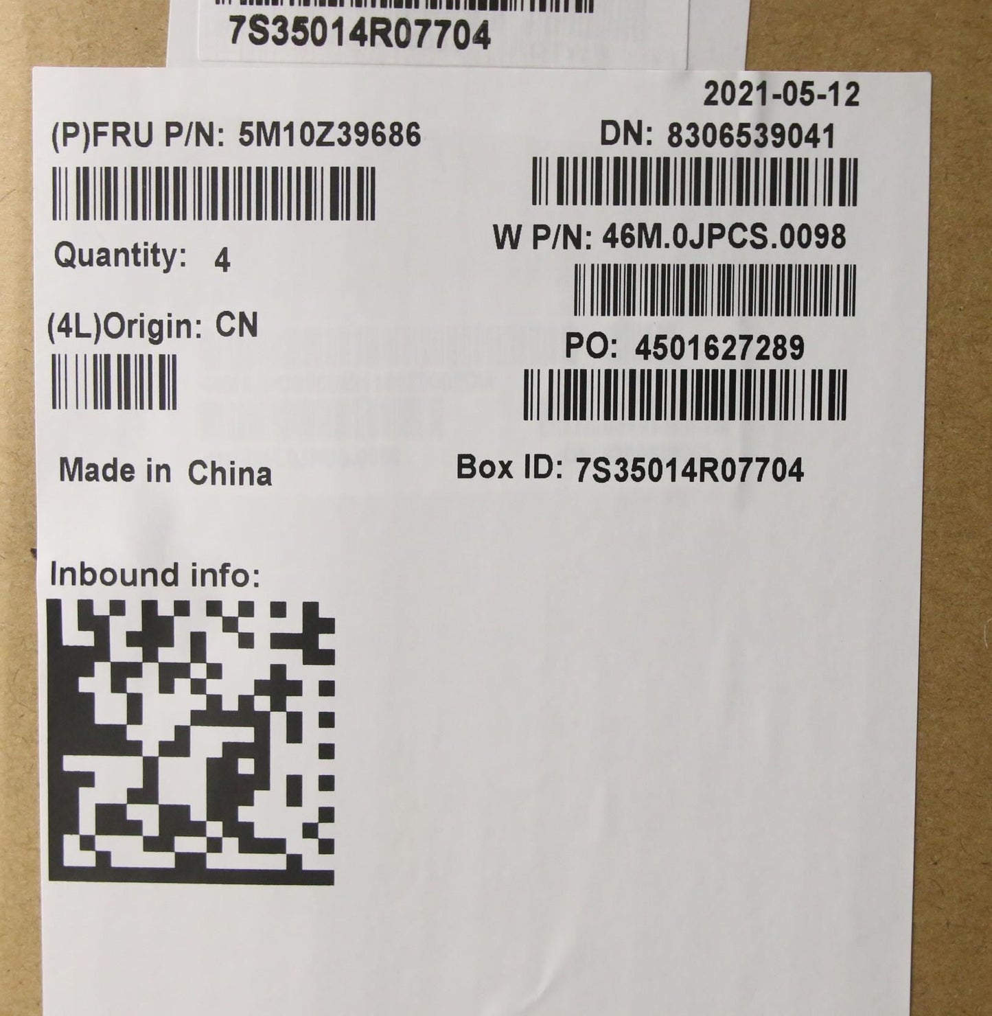 Lenovo WW C-Cvr+DEN KB ASM,LTN 5M10Z39685