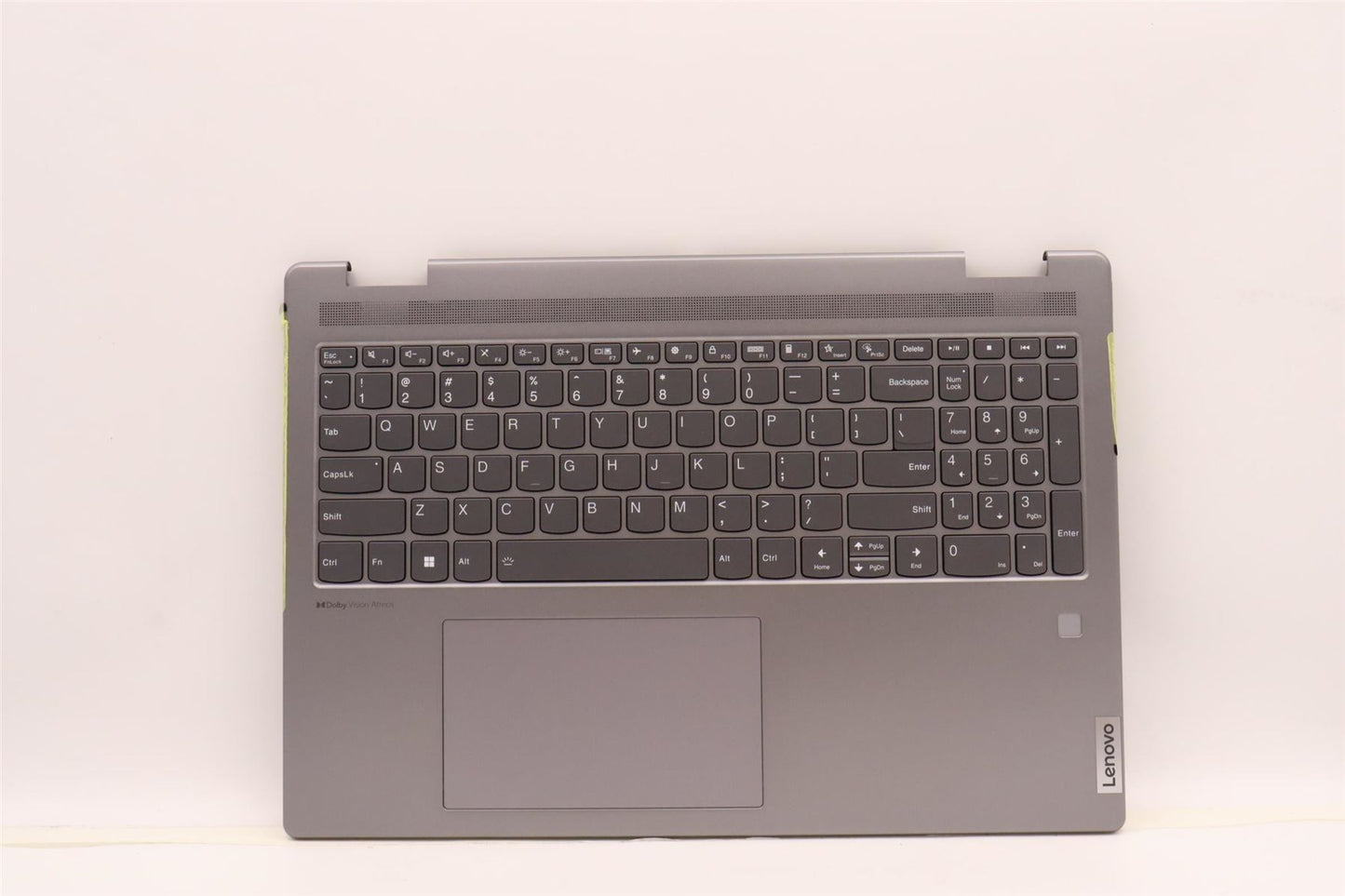 Lenovo Yoga 7 16IAH7 Keyboard Palmrest Top Cover US Black 5CB1J03930