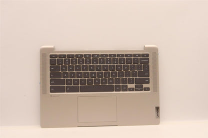 Lenovo Chromebook 14ITL6 Keyboard Palmrest Top Cover US Gold Backlit 5CB1D33526