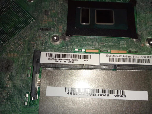 Lenovo Yoga 3-1480 500-14ISK Motherboard Mainboard Pentium 4405U UMA 5B20K36388