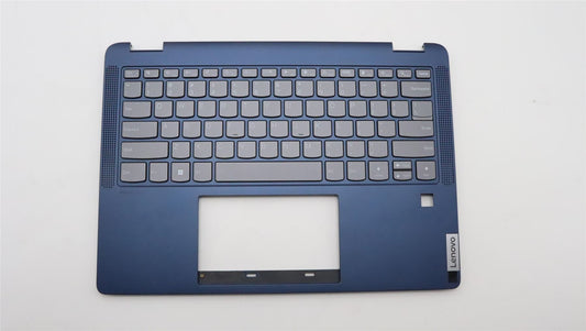 Lenovo IdeaPad 5 14ABR8 Palmrest Cover Touchpad Keyboard US Blue 5CB1K20714