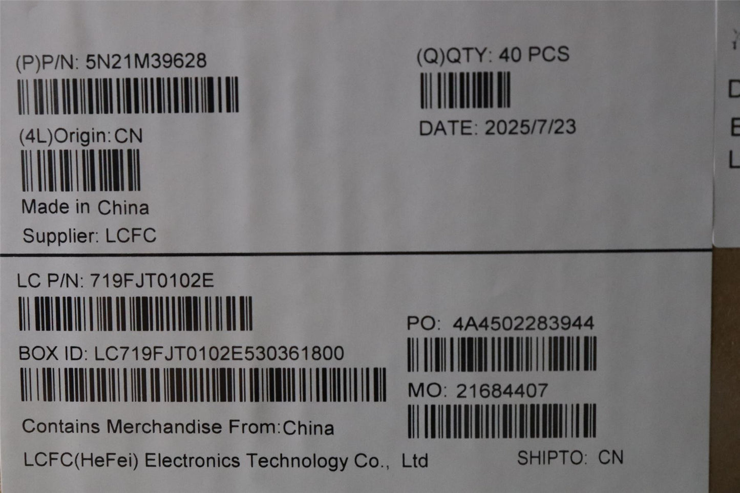 Lenovo  5N21M40165 5N21M39628 5N21M39923