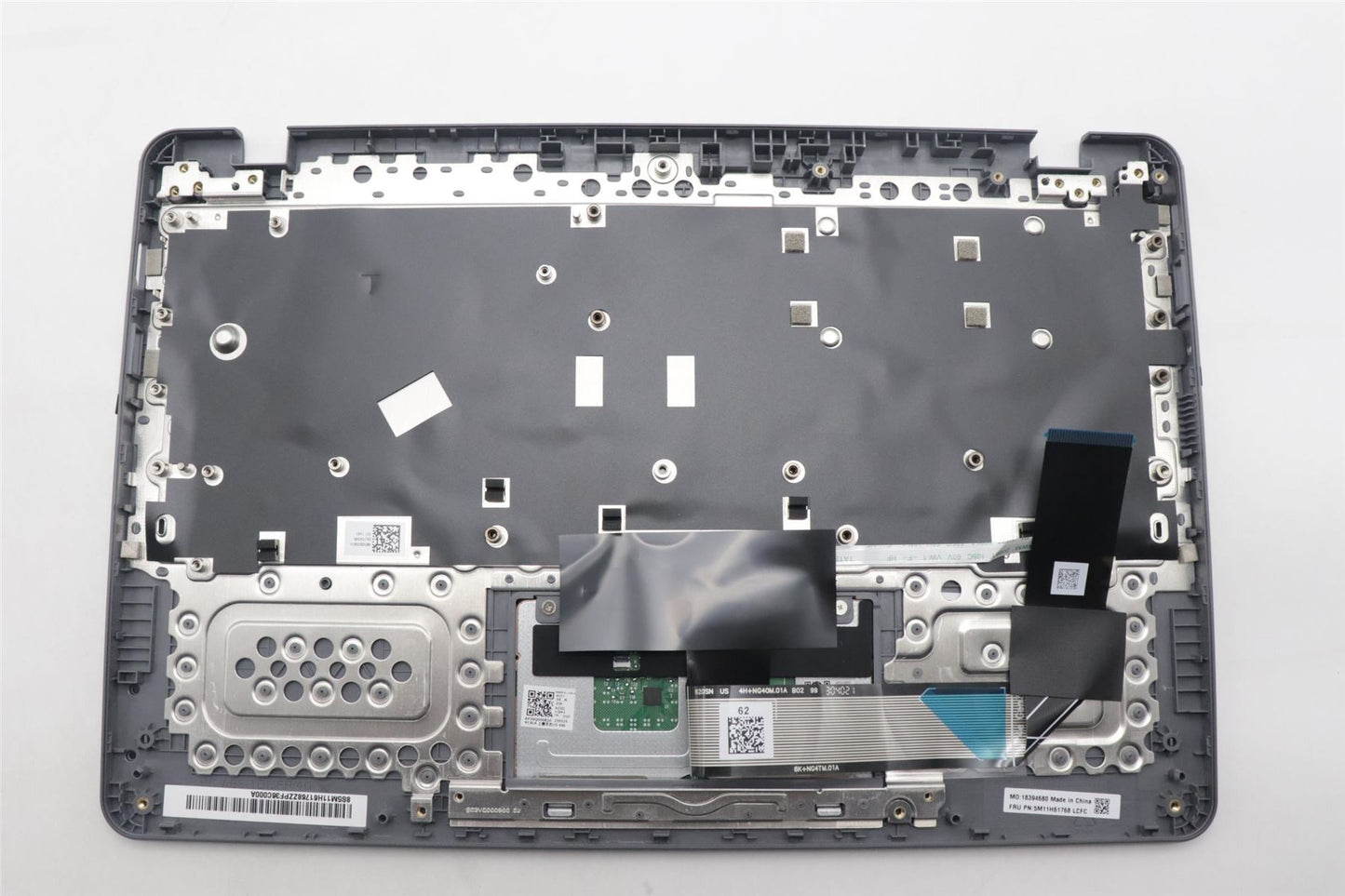 Lenovo 14e Gen3 IP 3 14IAN8 Palmrest Cover Touchpad Keyboard US Grey 5M11H61770