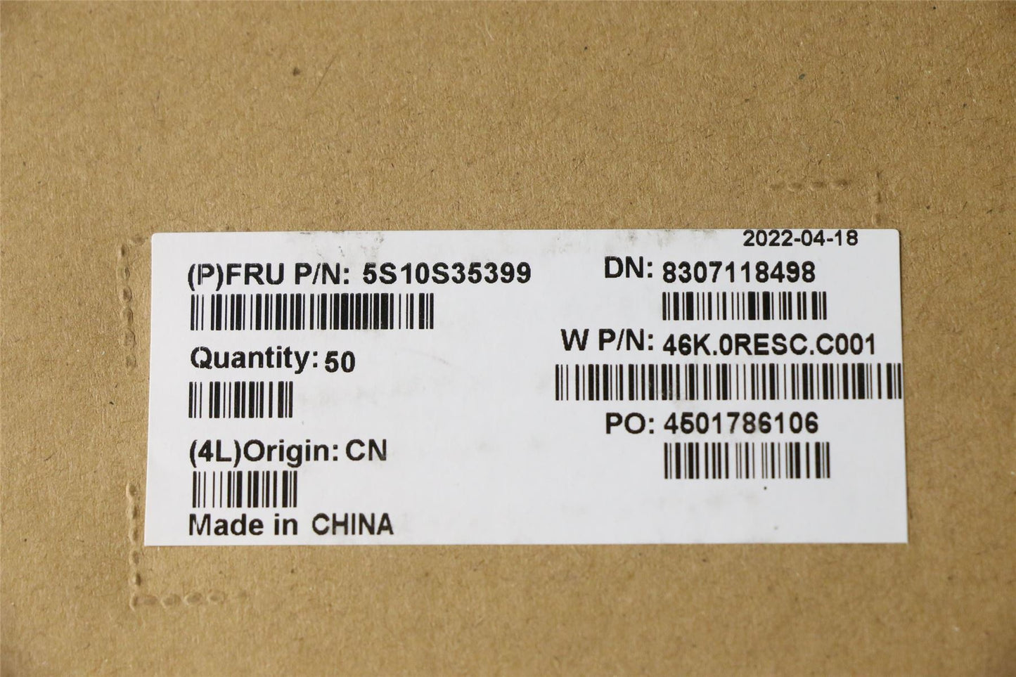 Lenovo SCREW SCREW PACK W 82RA 5S10S35399