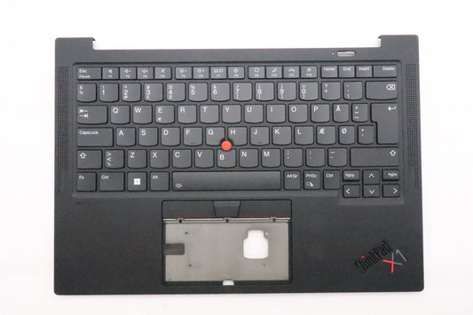Lenovo ThinkPad X1 11th Gen Keyboard Palmrest Top Cover Danish Black 5M11H62761