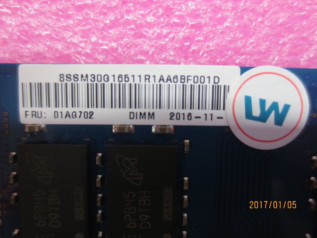 Lenovo MEMORY 8GB DDR4 2400 SoDIMM 01AG710
