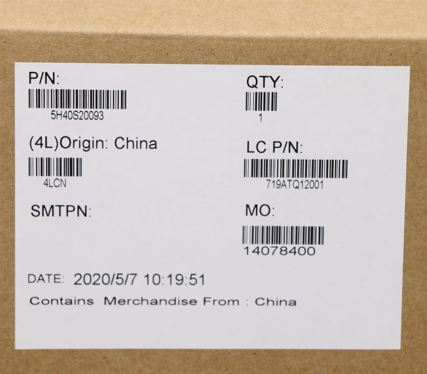 Lenovo Legion 5P-15IMH05 Fan Heatsink 5H40S20093
