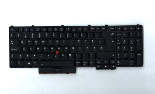 Lenovo ThinkPad P51 P71 Keyboard Swedish Black Backlit 01HW226