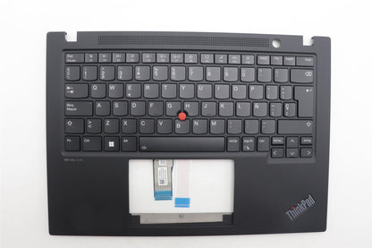 Lenovo ThinkPad T14s Gen 4 Keyboard Palmrest Top Cover Spanish Black 5M11L59393