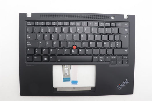 Lenovo ThinkPad T14s Gen 4 Keyboard Palmrest Top Cover Spanish Black 5M11L59393