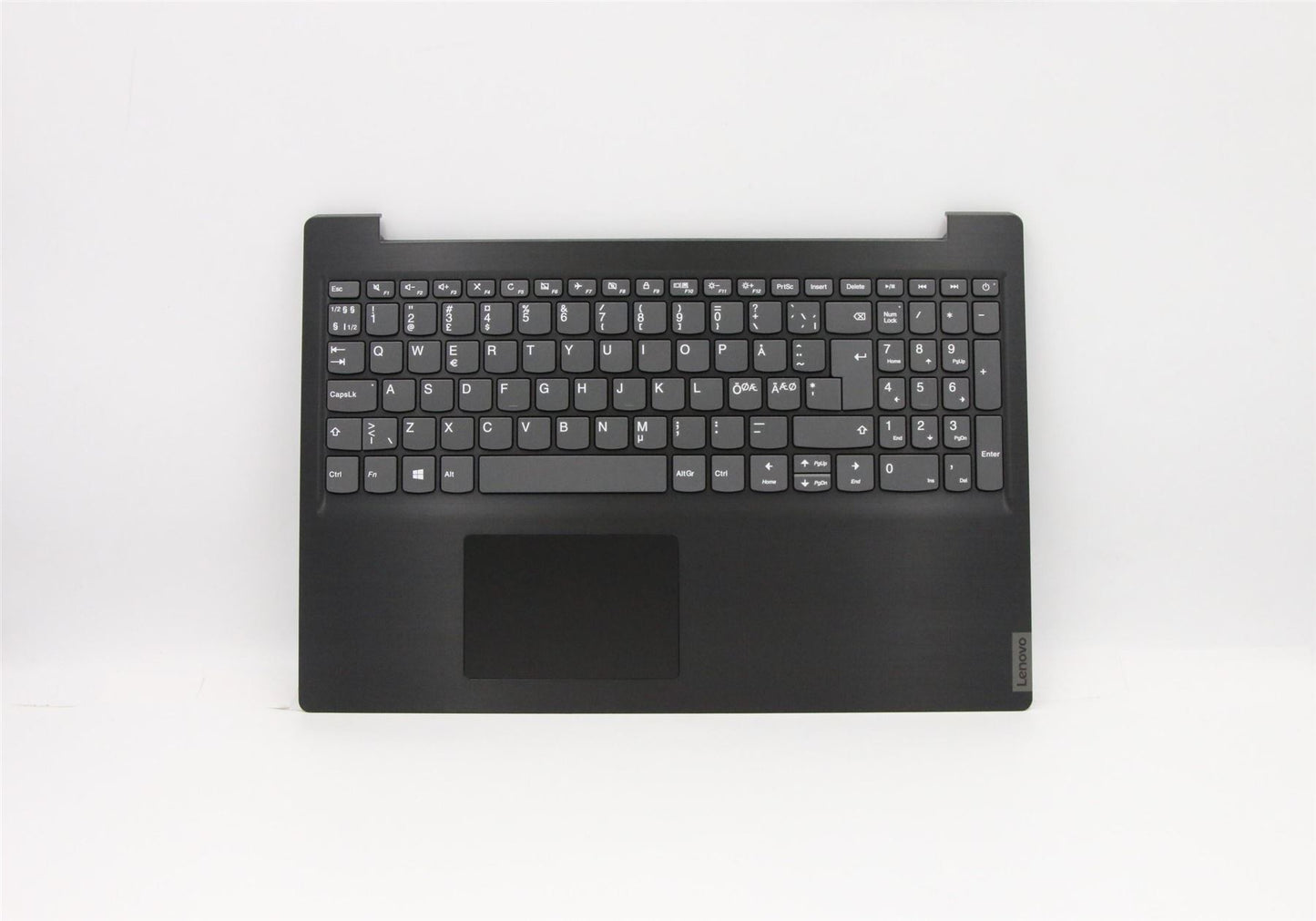 Lenovo IdeaPad S145-15IIL Keyboard Palmrest Top Cover Nordic Black 5CB0W45632