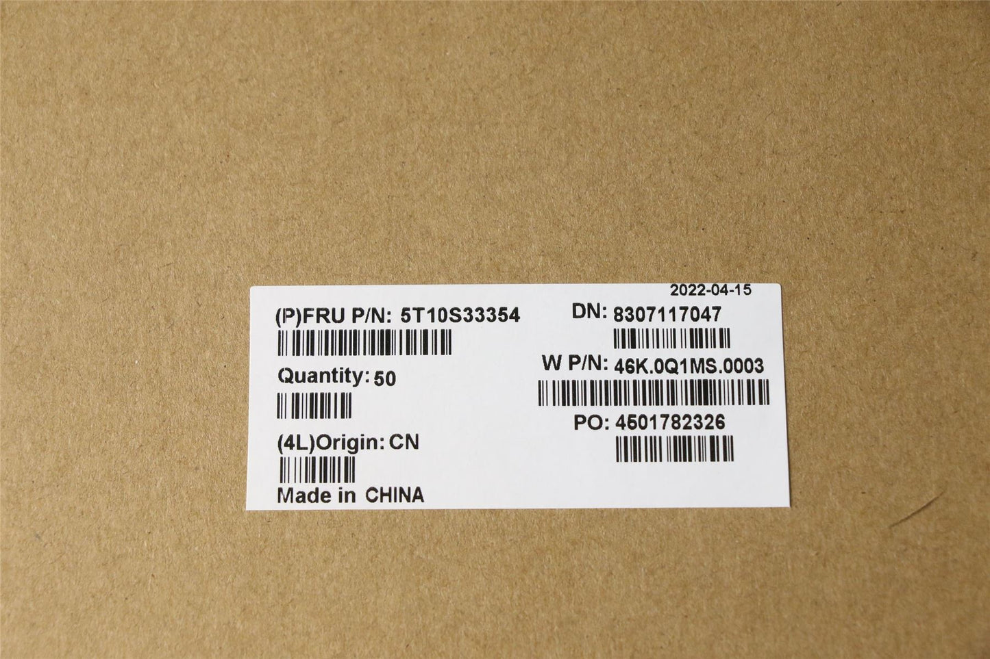 Lenovo TAPE W 21AR BASE MISC 5T10S33354