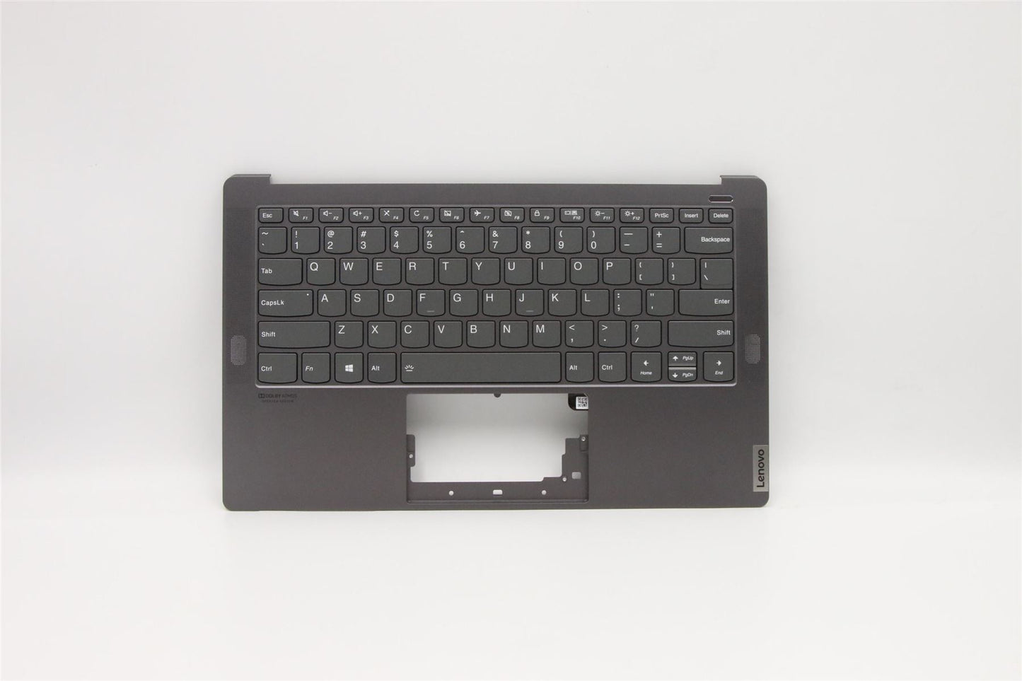 Lenovo S940 14IIL Keyboard Palmrest Top Cover US Iron Grey Backlit 5CB0W43476