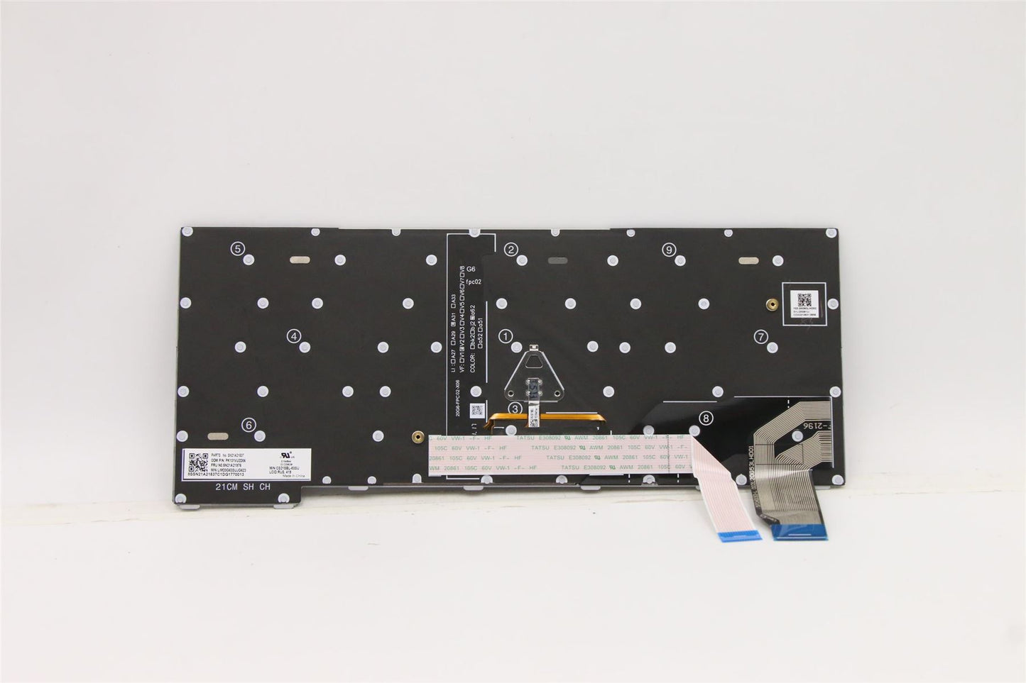 Lenovo ThinkPad X13 Gen 2 Keyboard Russian Grey Backlit 5N21A21976
