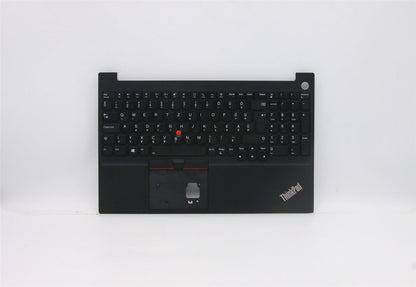 Lenovo ThinkPad E15 Gen 2 Palmrest Cover Keyboard Hungarian Black 5M10W64627