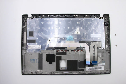 Lenovo ThinkPad T490s Keyboard Palmrest Top Cover German Black Backlit 02HM214