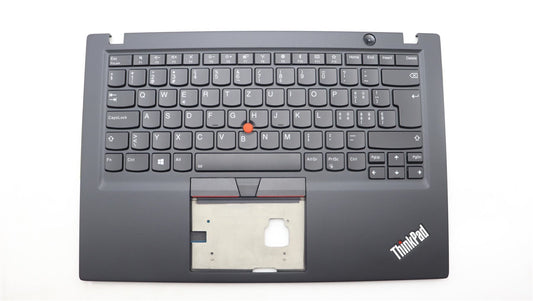 Lenovo ThinkPad T495s Keyboard Palmrest Top Cover Switzerland Black 5M11A08763