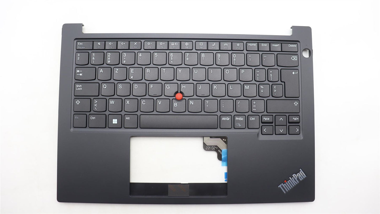 Lenovo ThinkPad E14 Gen 5 Keyboard Palmrest Top Cover Belgian Black 5M11L92243