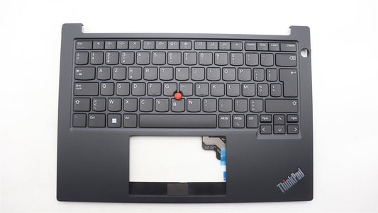 Lenovo ThinkPad E14 Gen 5 Keyboard Palmrest Top Cover Belgian Black 5M11L92243