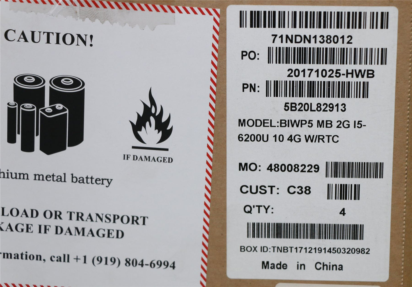 Lenovo 5B20L82913 MB C 80UD NOK I5 6200U 2GL 4G