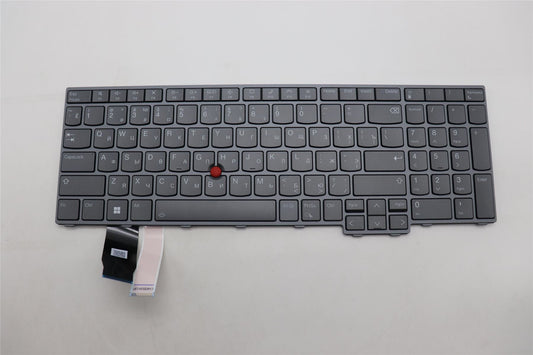 Lenovo ThinkPad T16 Gen 1 P16s Gen 1 Keyboard Russian Grey Backlit 5N21D93853