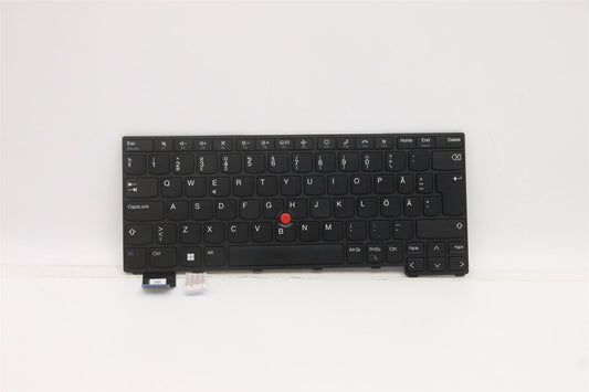 Lenovo ThinkPad X13 2 Keyboard Swedish Finnish Black 5N21A21940