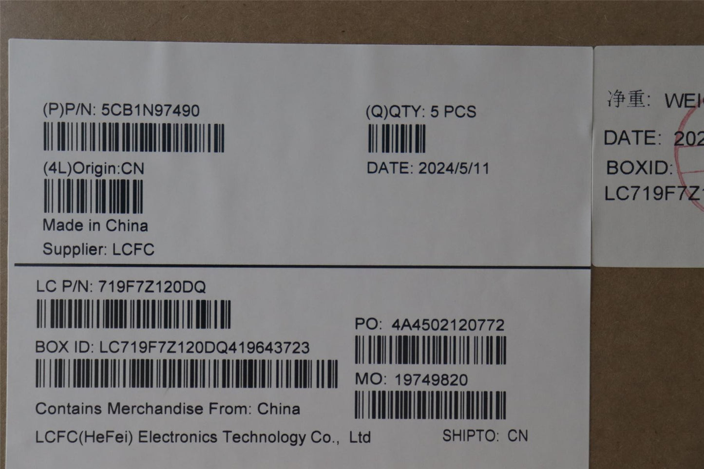 Lenovo Upper Case ASM_SPA L 83E7FP AG NBL 5CB1N97490