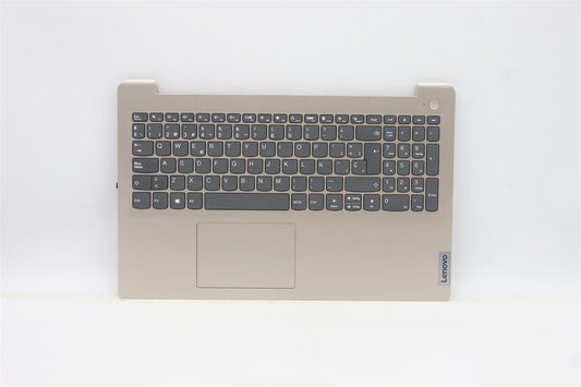 Lenovo IdeaPad 3-15ALC6 Keyboard Palmrest Top Cover Spanish Gold 5CB1B84531