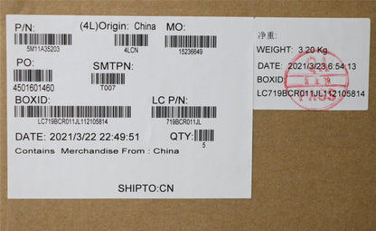 Lenovo MECH_ASM KBD ARA BL(Pri) Tex FPR US BK 5M11A35201