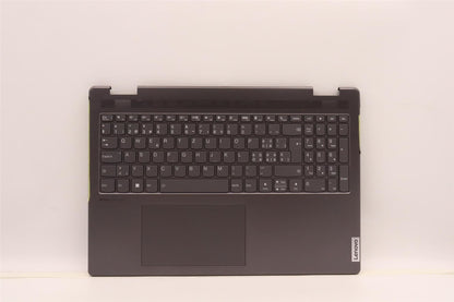 Lenovo IdeaPad 7 16IAP7 Palmrest Cover Touchpad Keyboard Slate Grey 5CB1J01908
